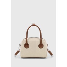 Housebags Soft Krem Vintage Çok Yönlü PU Deri Çapraz Askılı Çanta 275 Ergonomik Tasarım ve Şık Görünüm