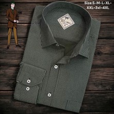 Linen Keten Klasik %100 Cotton Uzun Kollu Terletmeyen Tek Cepli Kapaklı Siyah Gömlek (Regular Kalıp)