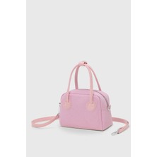 Housebags Vintage Pembe Kanvas El Ve Omuz Çanta 275 PU Deri Çok Yönlü Ergonomik Tasarım