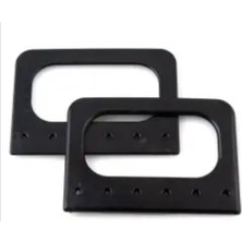 Bambu Görünümlü Plastik Çanta Sapı- Siyah