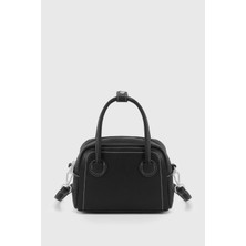 House Bags Vintage Siyah Çok Yönlü PU Deri Çapraz Askılı Kadın Çantası 275