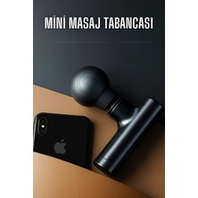Taşınılabilir Mini Masaj Tabancası Kademeli Kablosuz Sessiz USB Sarjlı