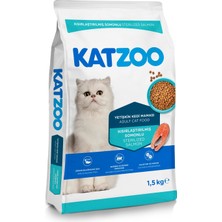 Katzoo Kısırlaştırılmış Somonlu Kedi Maması