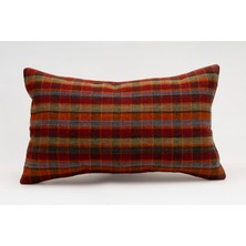 Kilim Wholesale El Yapımı Kilimden Yapılmış Vintage Kırlent Kılıfı, Yün, 30X50 cm