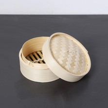 Mylamp Dim-Sum  Bambu Buharda Pişirme ve Saklama Kabı 14 cm