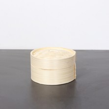 Mylamp Dim-Sum  Bambu Buharda Pişirme ve Saklama Kabı 14 cm