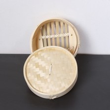 Mylamp Dim-Sum  Bambu Buharda Pişirme ve Saklama Kabı 14 cm