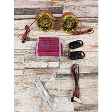 Motosiklet Mp3 Müzik Çalar ve Alarm Set (Bluetooth Bağlantısı Var)