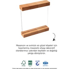 Ahşap Dekoratif Stant