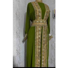 Yöresel Abaya Takımı Yeşil