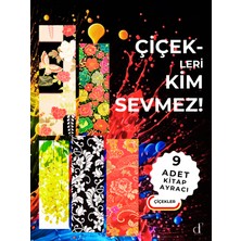 9'lu Kitap Ayracı Seti - Çiçekler