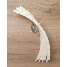27 cm Çapında Rattan Çember Kalıp (36 Çubuk)–  Bambu Sepet Örme Sabitleyici Tepsi Kalıbı -Kağıt Çubuklara Uygun Değil