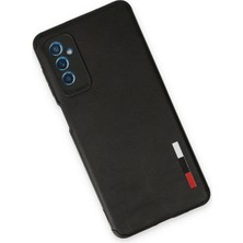 Samsung Galaxy M52 5g Kılıf Loop Deri Silikon - Siyah