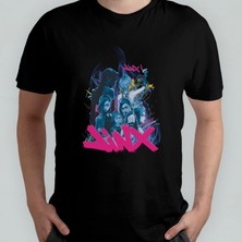 Pixxa Jinx Arcane Lol Unisex %100 Pamuklu Bisiklet Yaka T-Shirt Model 1