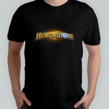 Pixxa Hearthstone - Warcraft Unisex %100 Pamuklu Bisiklet Yaka T-Shirt Model 1