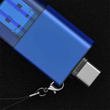 Ally USB 3.0+Type-C+Lightning Sd Kart Okuyucu - Hızlı Card READER-(1903) - ALVN4058-5787