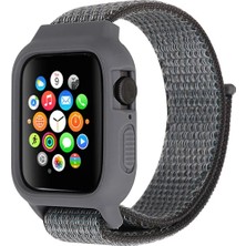 Ally Apple Watch 6-Se-5-4 44MM / 3-2-1 42MM Kayış Kordon Kılıf SILIKON-(1903) - ALVN9073-4616