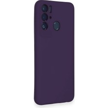 Tecno Pova Neo Kılıf Nano Içi Kadife Silikon - Mor - ALVN3774-5477