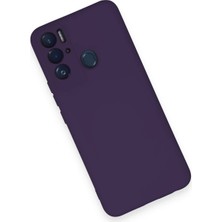 Tecno Pova Neo Kılıf Nano Içi Kadife Silikon - Mor - ALVN3774-5477