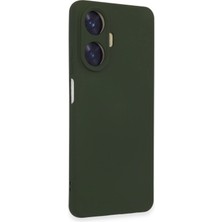 Realme C55 Kılıf Nano Içi Kadife Silikon - Koyu Yeşil - ALVN4955-8095
