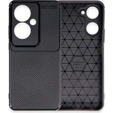 Oppo Reno 11F Kılıf Auto Focus Karbon Kapak - Siyah - ALVN2036-8083