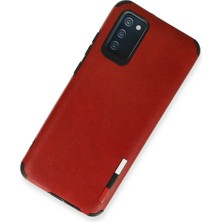 Samsung Galaxy A03S Kılıf Loop Deri Silikon - Kırmızı - ALVN7975-2225