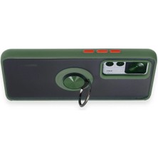 Xiaomi Mi 12T Pro Kılıf Montreal Yüzüklü Silikon Kapak - Yeşil - ALVN1099-7068