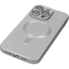 iPhone 14 Pro Kılıf Moshi Lens Magneticsafe Silikon - Gümüş - ALVN2823-7162