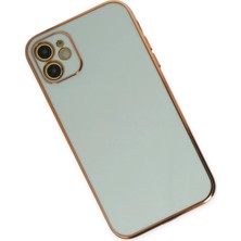 iPhone 12 Kılıf Volet Silikon - Açık Yeşil - ALVN9208-9601