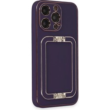 iPhone 14 Pro Max Kılıf Coco Elit Kapak - Derin Mor - ALVN2369-8193