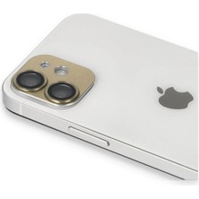 iPhone 11 Pers Alüminyum Kamera Lens - Gold - ALVN6783-5956
