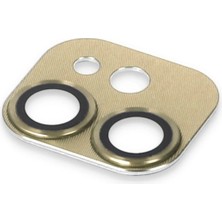 iPhone 11 Pers Alüminyum Kamera Lens - Gold - ALVN6783-5956