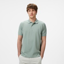 Nautica Erkek Yeşil Classic Fit Polo Yaka T-Shirt