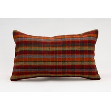Kilim Wholesale El Yapımı Kilimden Yapılmış Vintage Kırlent Kılıfı, Yün, 30X50 cm