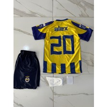 F.ener.bah/çe Alex De Souza Nostalji Çocuk Forması 4lü Set Şort Çorap Bileklik Hediye