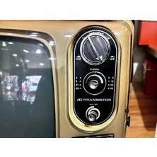 Ic Transsıstor 37 Ekran Siyah Beyaz Televizyon - Çalışır Durumda