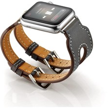 Ally Apple Watch 7-8 41MM 6-5-4 40MM Çift Kayış Kordon Kayış 3-2-1 38MM-(1903) - ALVN1189-1973