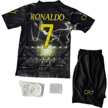 Juventus Özel Tasarım Ronaldo Çocuk Takım Forması 4lü Set Forma+Şort+Çorap+Bileklik
