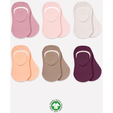 Nessiworld  Bistyle Mix Babet Çorap 6'lı BS30101M Gül Kurusu