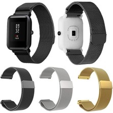 Mijobs Xiaomi Amazfit Bip Metal Milano Loop Kayış KORDON-(1903) - ALVN5879-3712