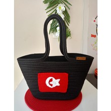 Jut Hasır Çanta Günlük El Çantası