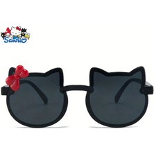 Hello Kitty Sevimli Kedi Kulaklı Çocuk Bebek Fiyonklu Güneş Gözlüğü