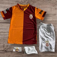 Ga.la.tâ.sa.rây.5-Yıldızlı #10 / Sane ./ 2024/25 Iç Saha Kırmızı Forma 4lü Set 5-Yıldızlı Çocuk