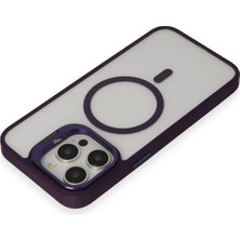 Joko iPhone 14 Pro Max Kılıf Roblox Lens Magsafe Standlı Kapak - Derin Mor