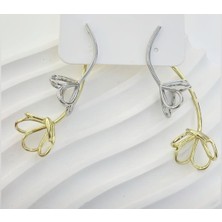 Iki Renkli Çiçek Küpe