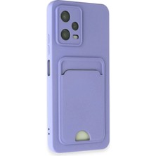 Xiaomi Poco X5 5g Kılıf Kelvin Kartvizitli Silikon - Lila