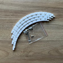 33 cm Çapında Rattan Çember Kalıp (44 Çubuk)– Bambu Sepet Örme Sabitleyici Tepsi Kalıbı -Kağıt Çubuklara Uygun Değil
