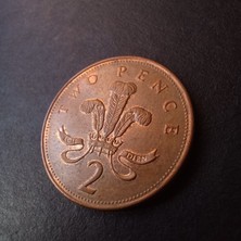 Escoines Koleksiyon 39963687EAD93A0CAE 2003 Ingiltere Two Pence Ça/lekeli Eski Yabancı Madeni Para