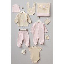 Bebitof My Baby Kumsal % 100 Coton 10 Lu Hastane Çıkışı Yeni Sevimli Kaplumbağa Dost Desenli 10077