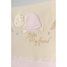 Bebitof My Baby Kumsal % 100 Coton 10 Lu Hastane Çıkışı Yeni Sevimli Kaplumbağa Dost Desenli 10077